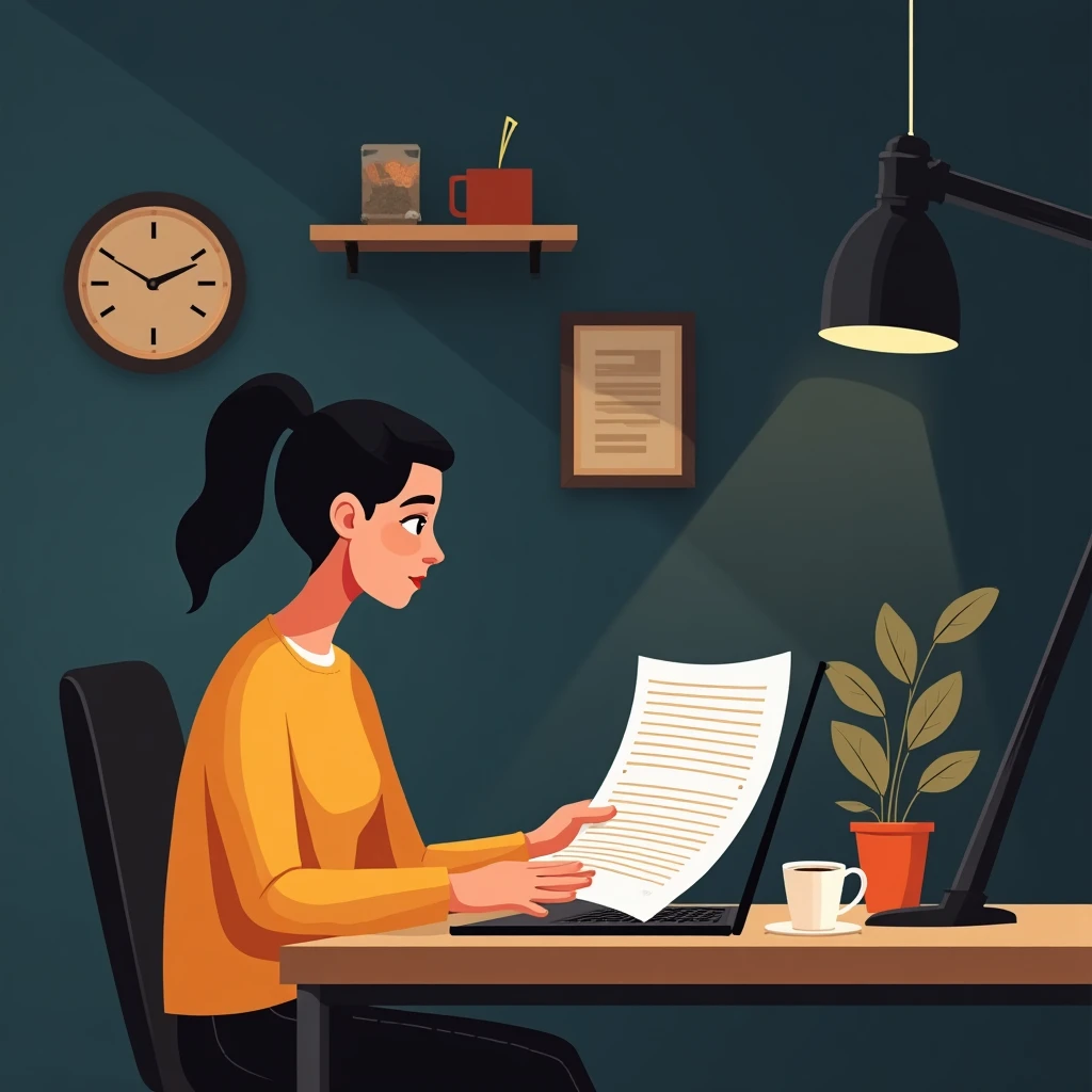 Revisando ofertas de trabajo