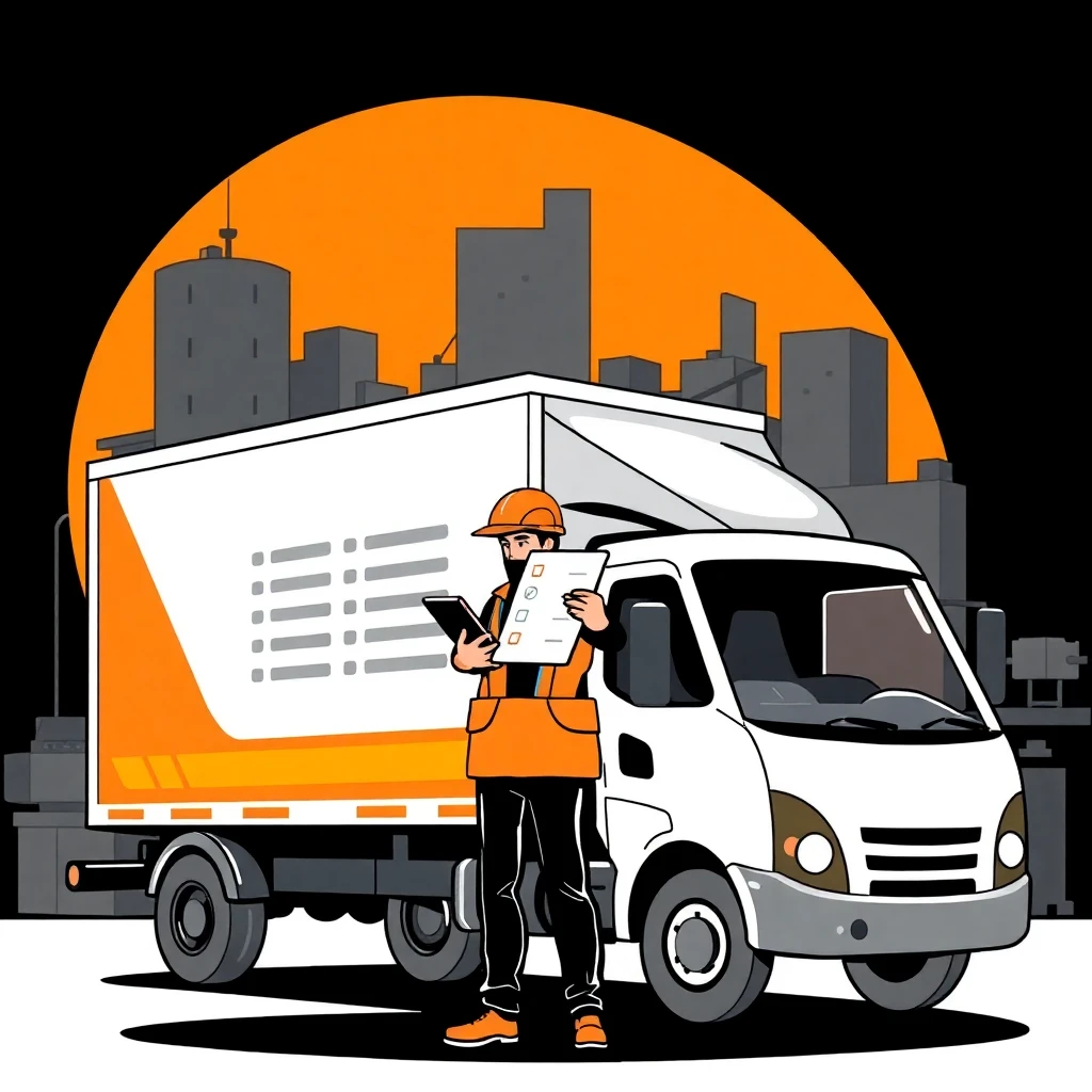 Repartidor planificando su ruta