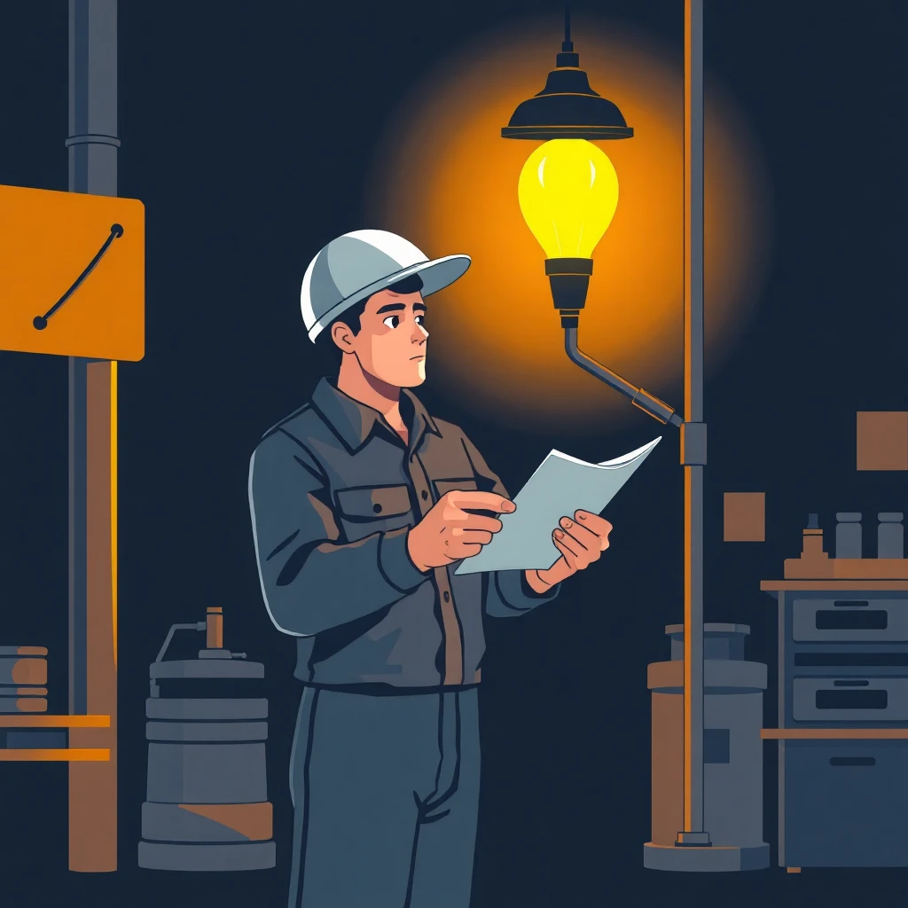 Trabajo de limpieza nocturna