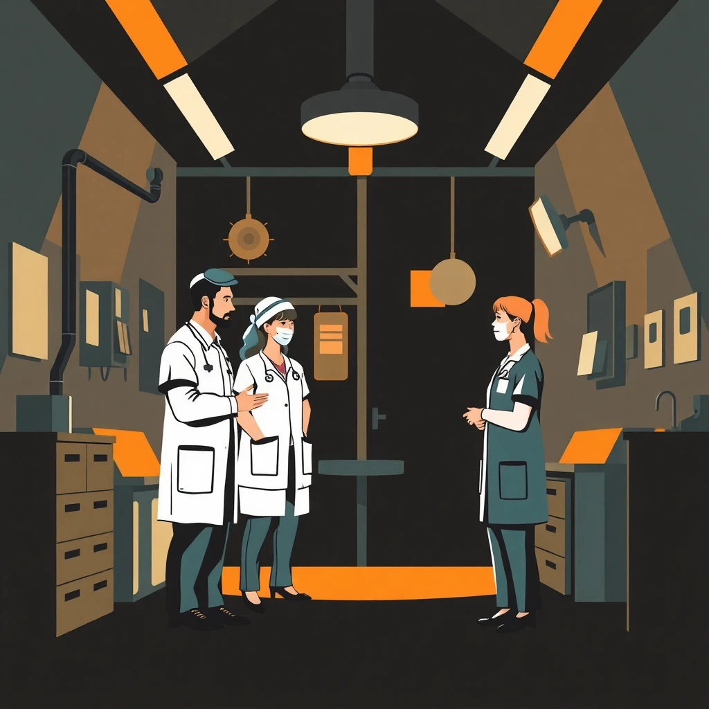Professionnels de la santé en discussion
