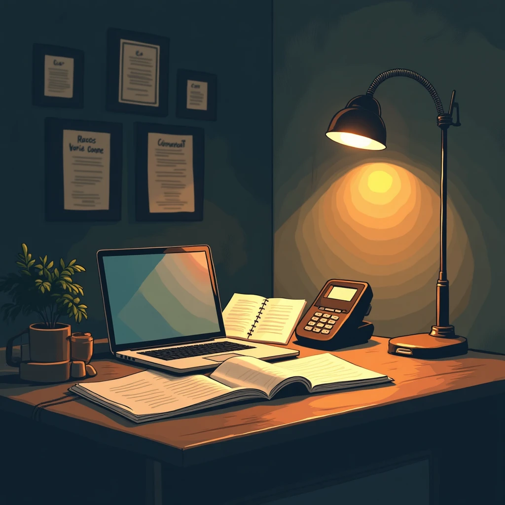 Bureau de travail moderne