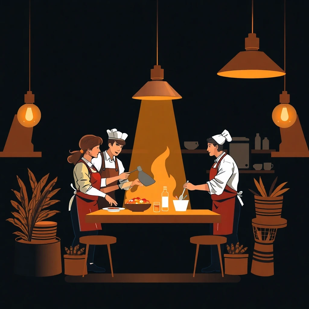 Collaboration en cuisine