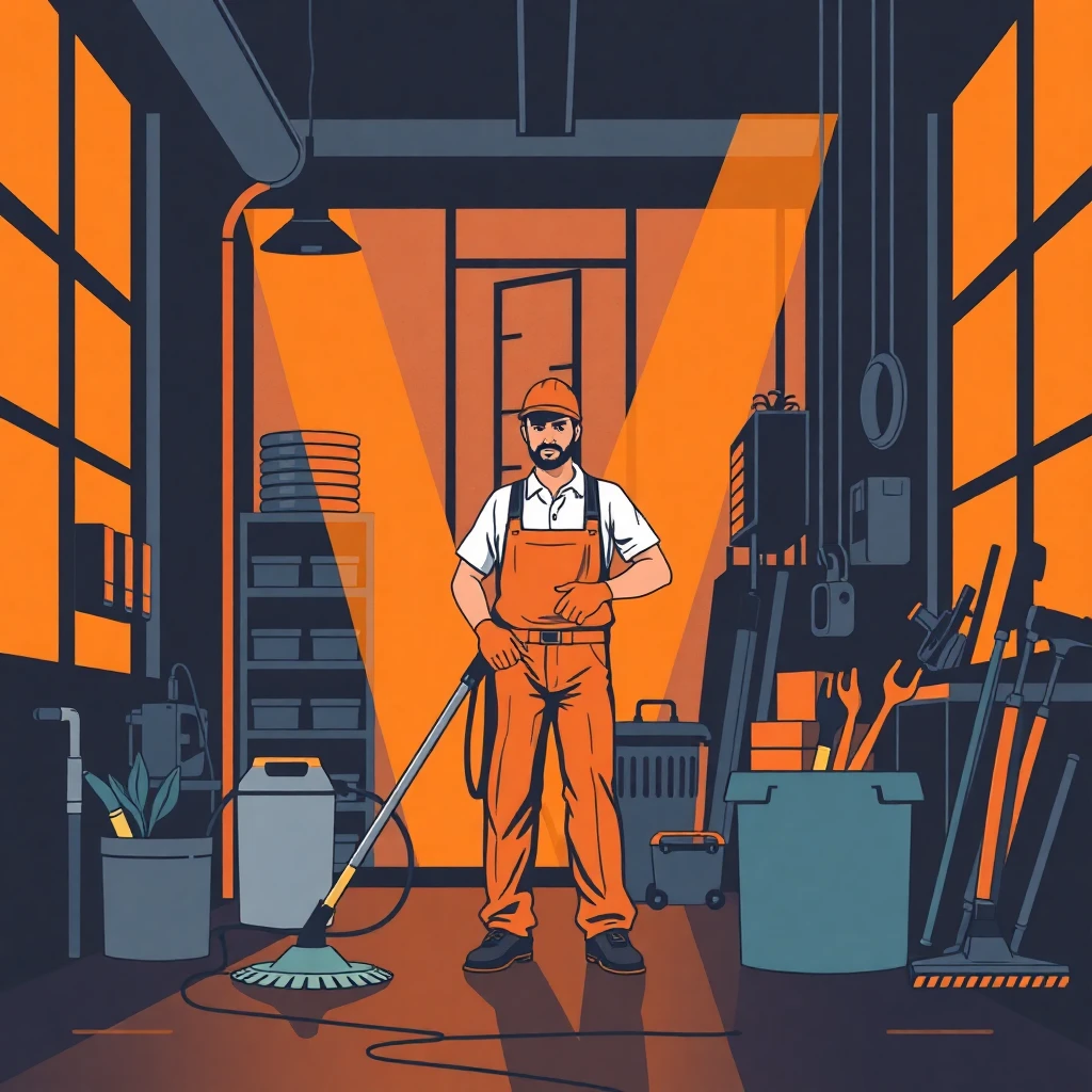 Limpieza profesional en acción