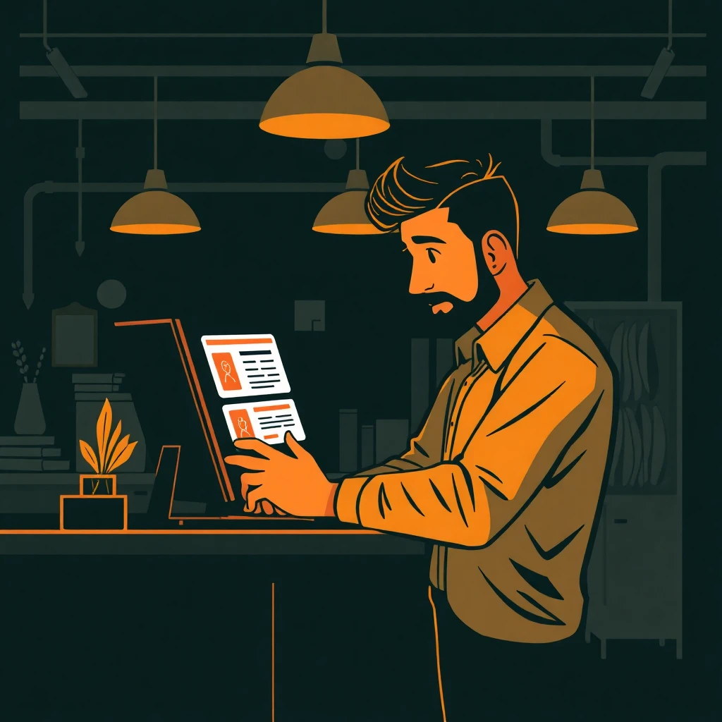 Revisando ofertas de trabajo