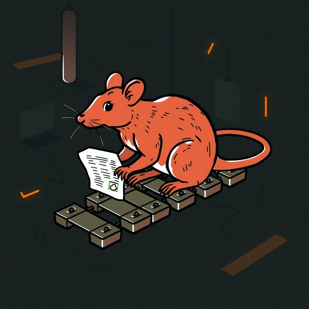 Ilustración de trampa de trabajo