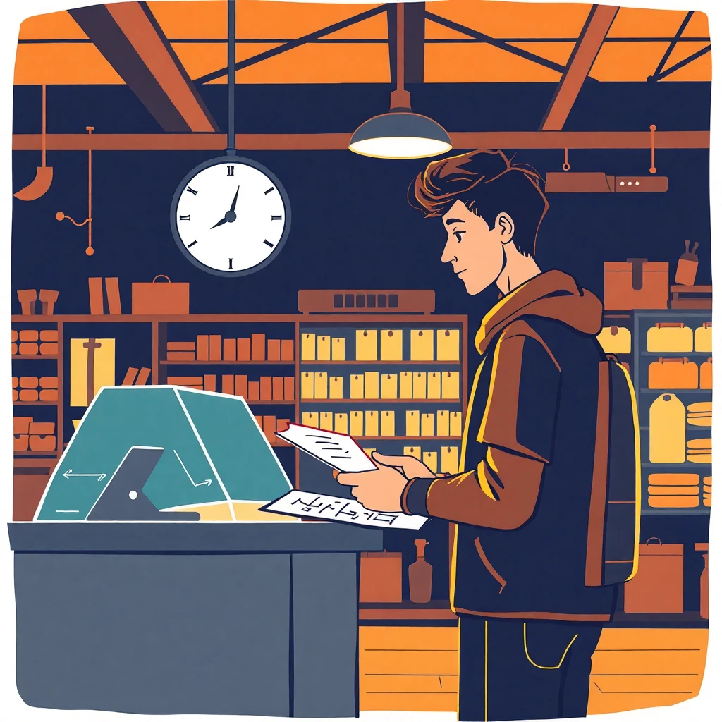 Estudiante gestionando trabajo y estudios