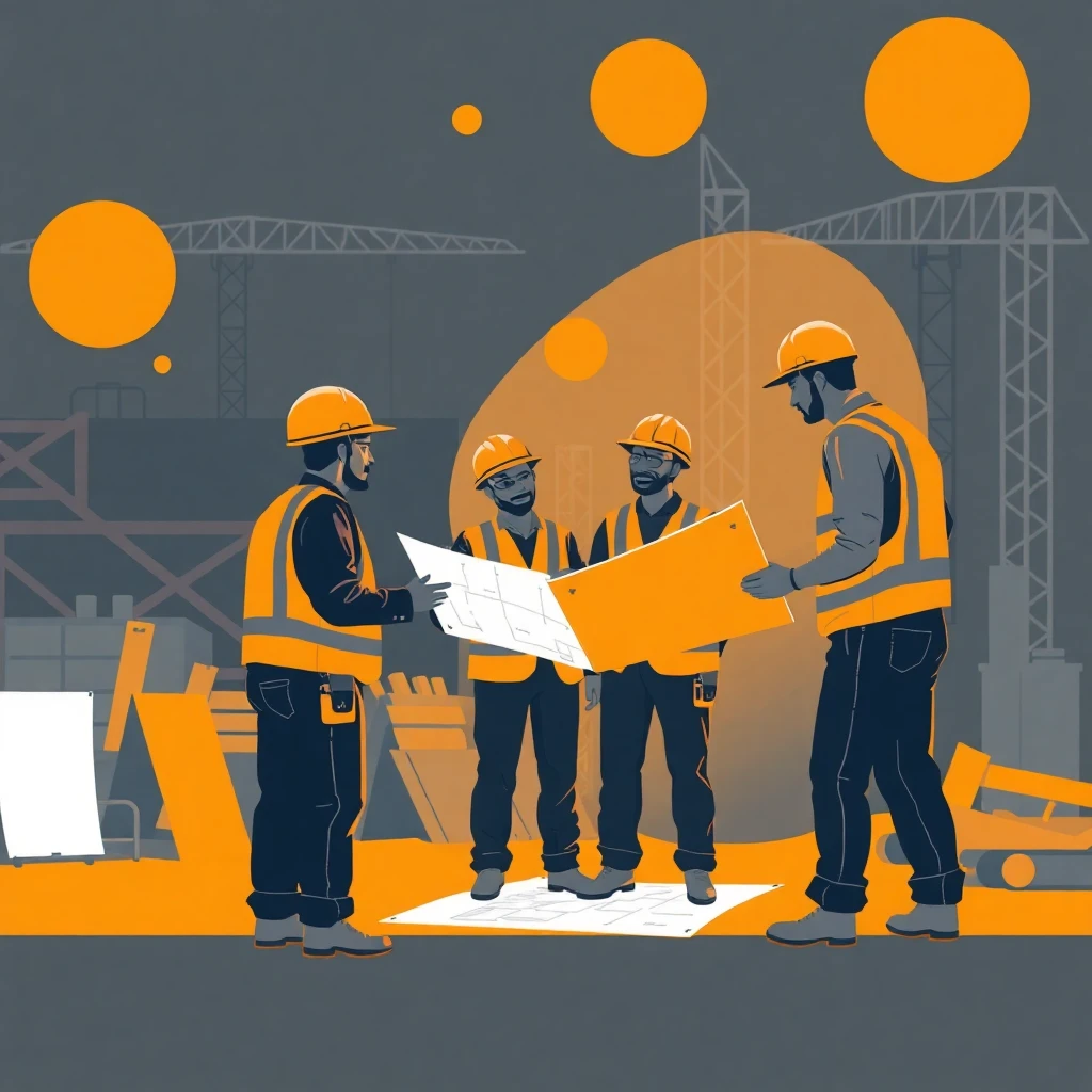 Trabajando en construcción