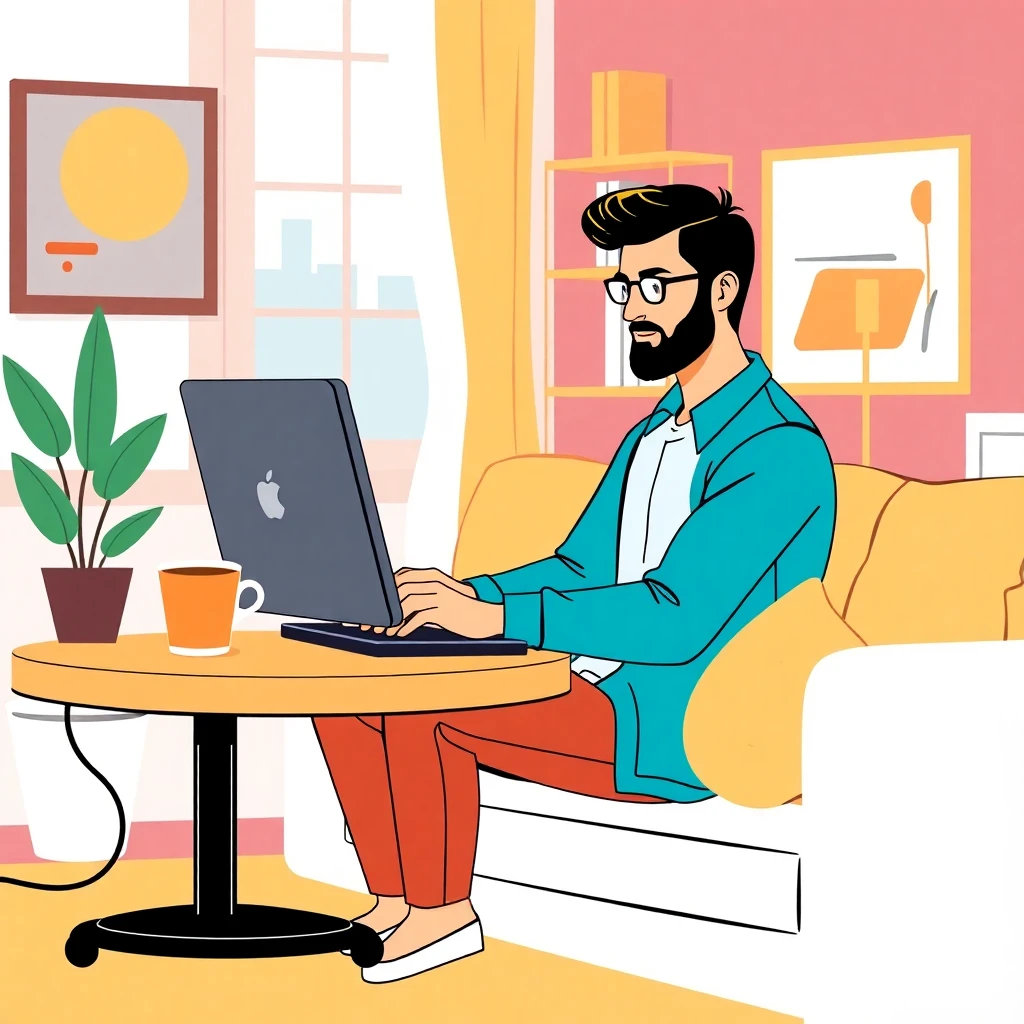 Trabajo remoto en casa