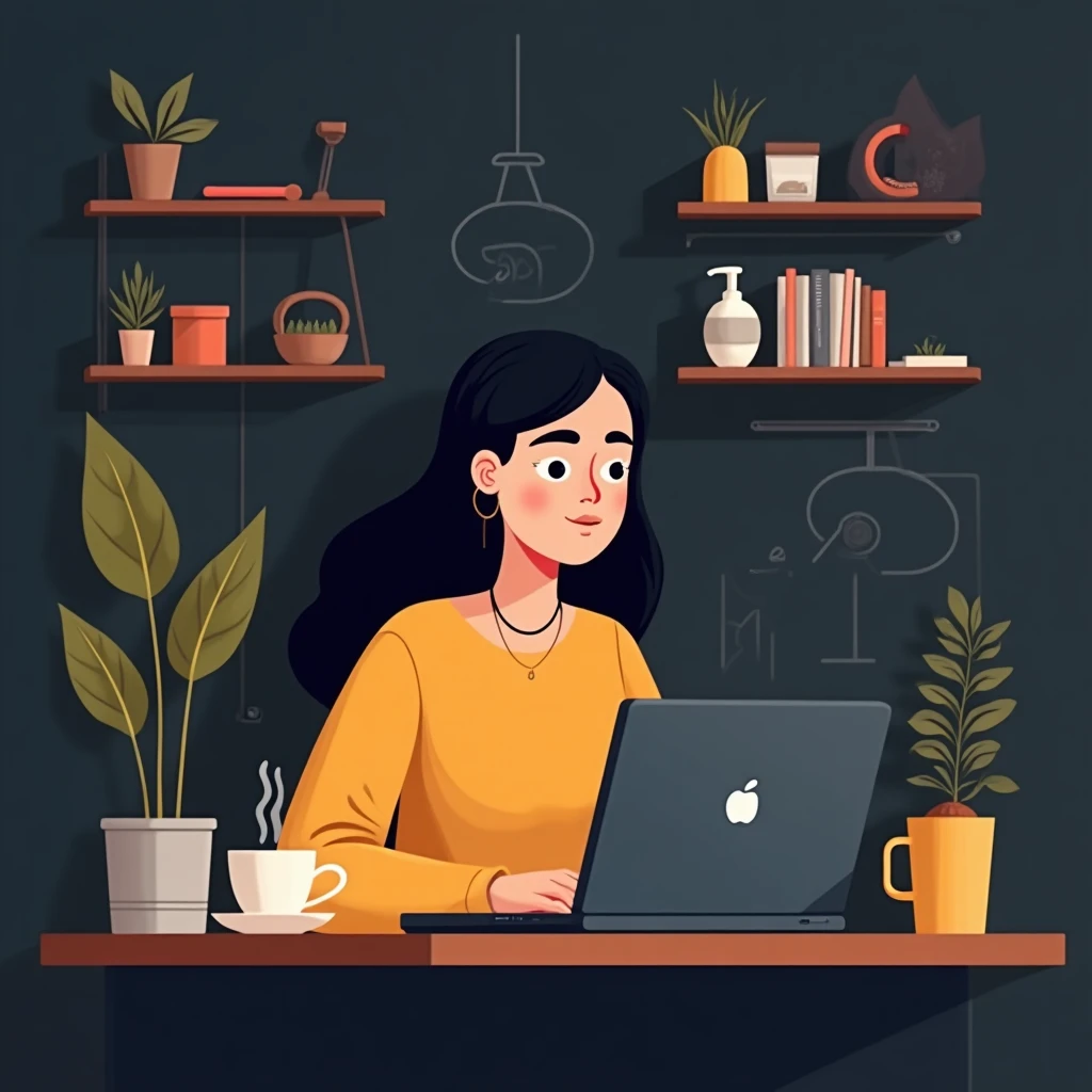 Educador trabajando desde casa