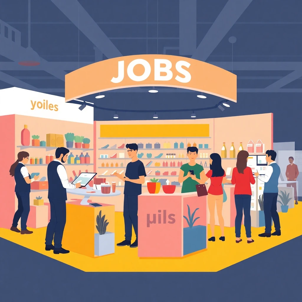 Ambiente de trabajo en venta al por menor