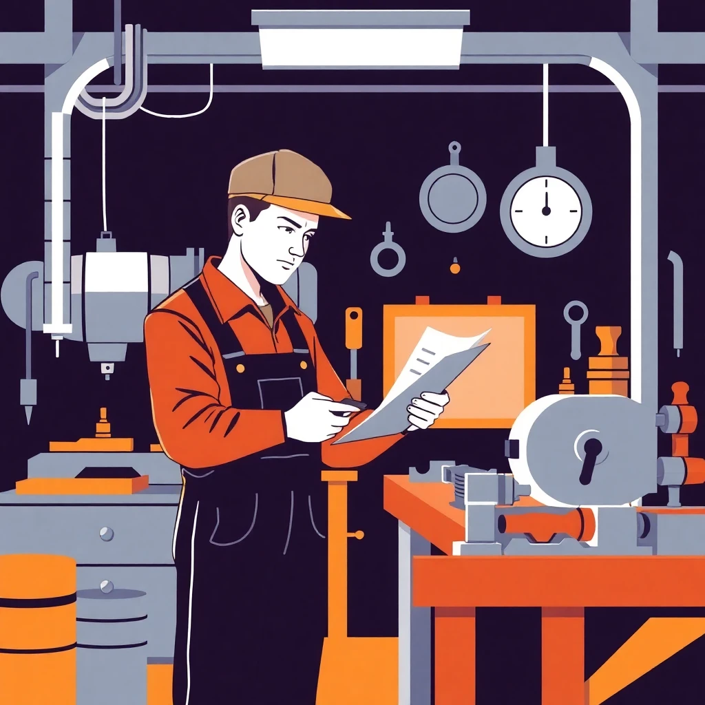 Tradesperson comparing job options