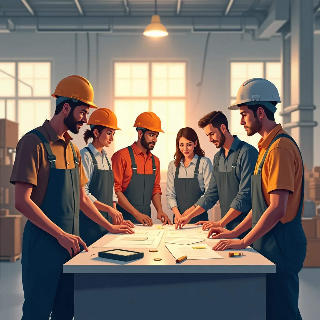 Team collaboration in manufacturing