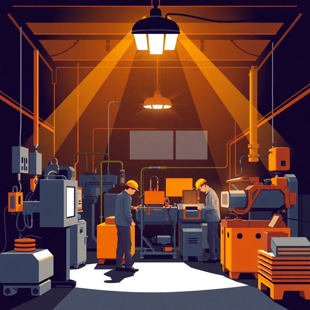 Modern manufacturing facility