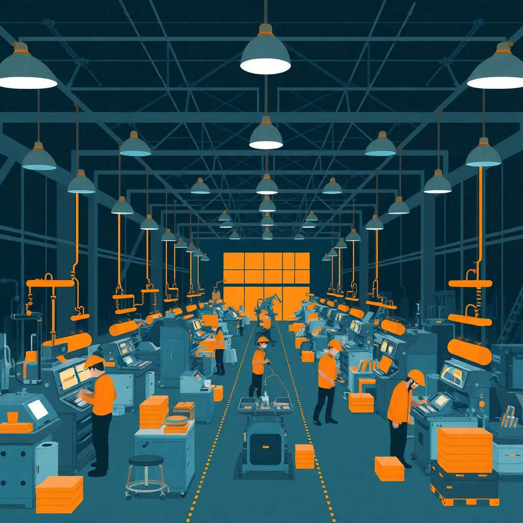 Modern manufacturing floor