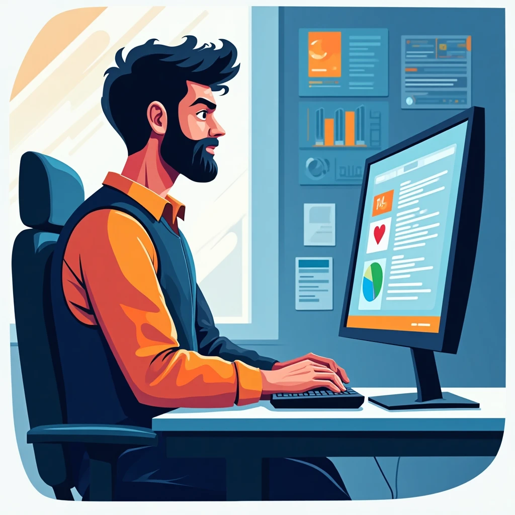 Ingeniero de software en acción