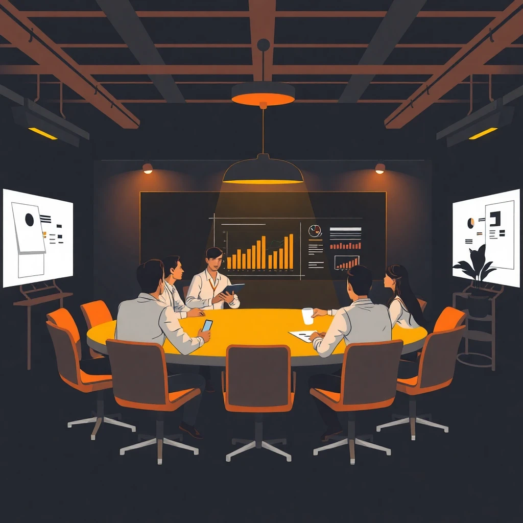 Reunião de equipe de Data Science