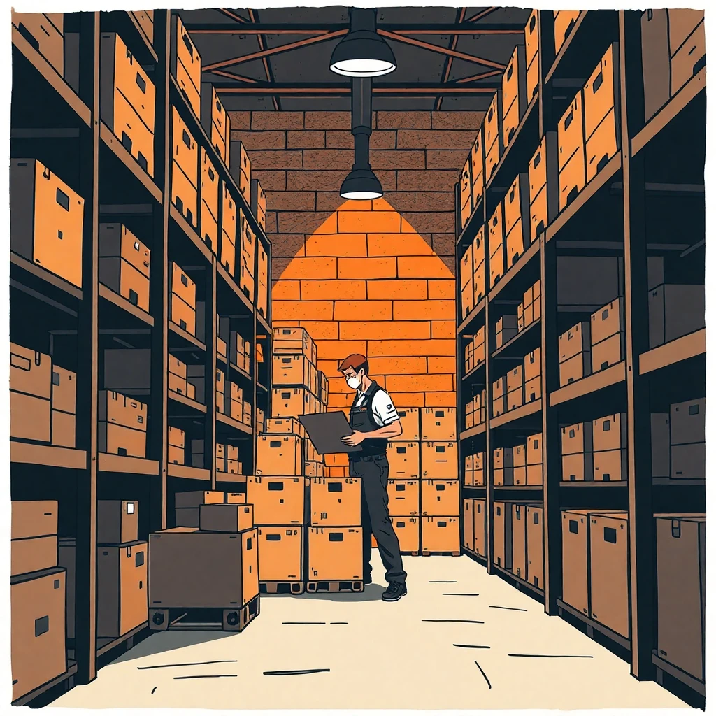 Trabajador en almacén