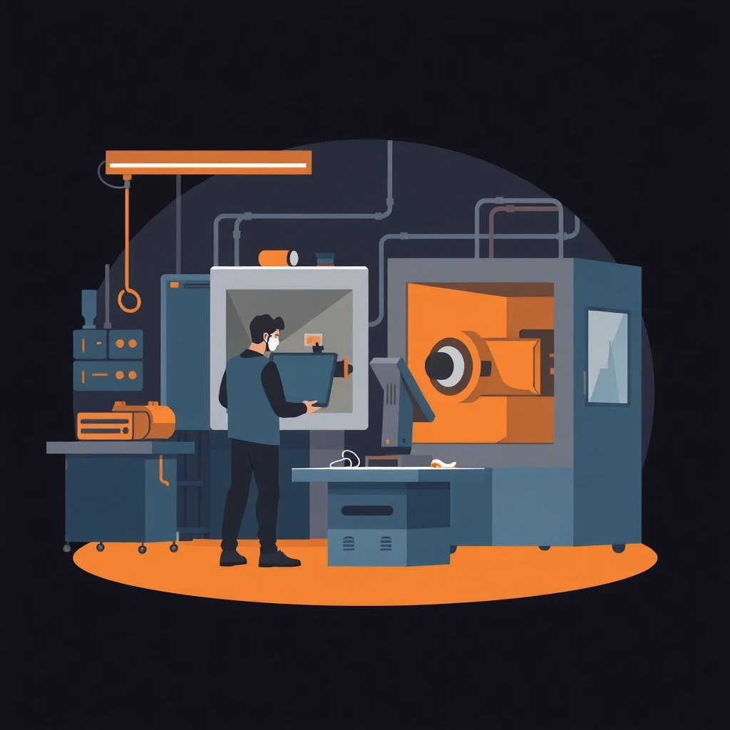 Moderner Produktionsbetrieb