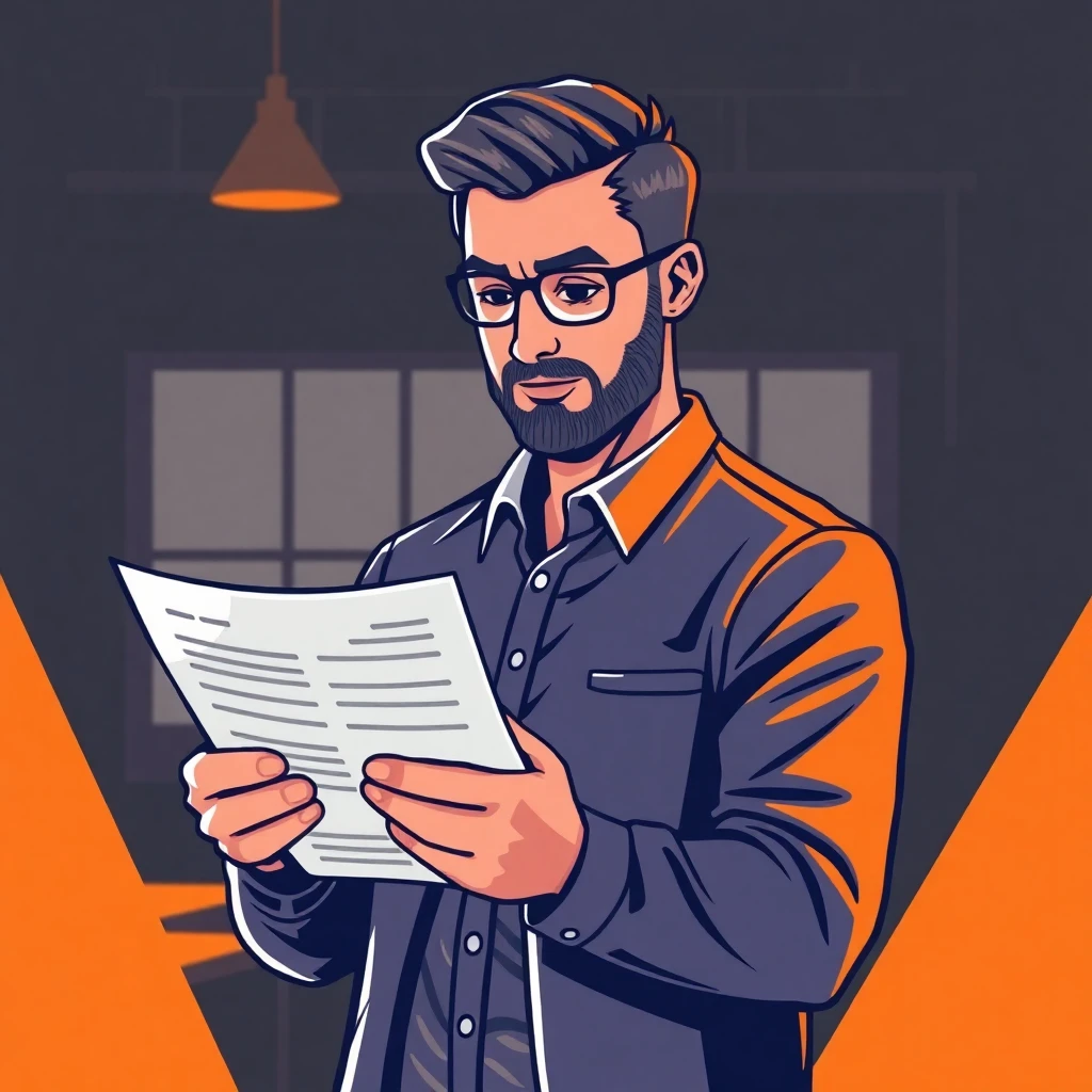 Finance professional at work