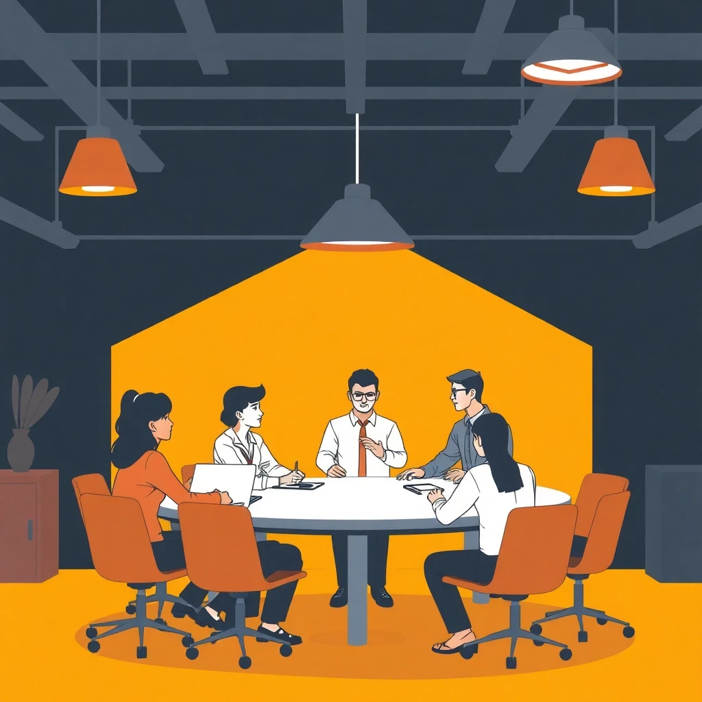 Security professionals strategizing