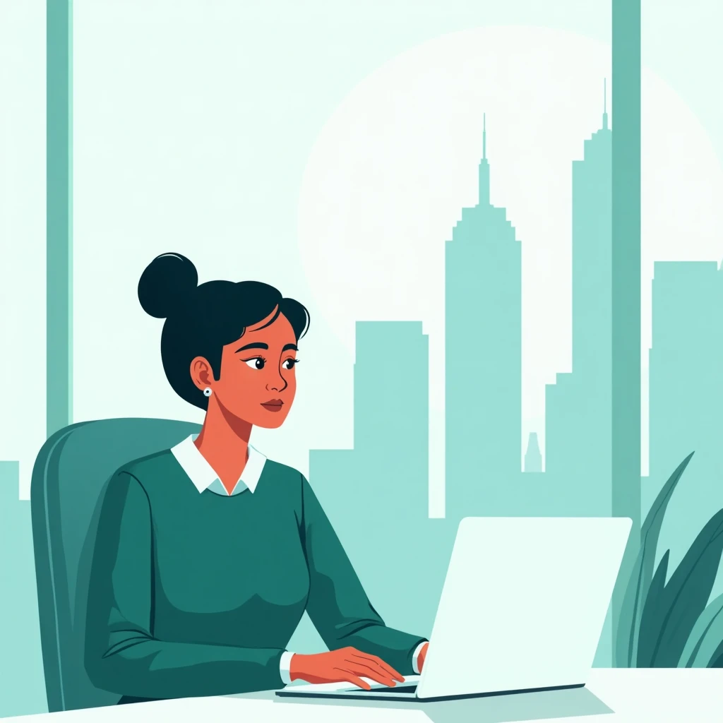 Reviewing job offers in a modern setting