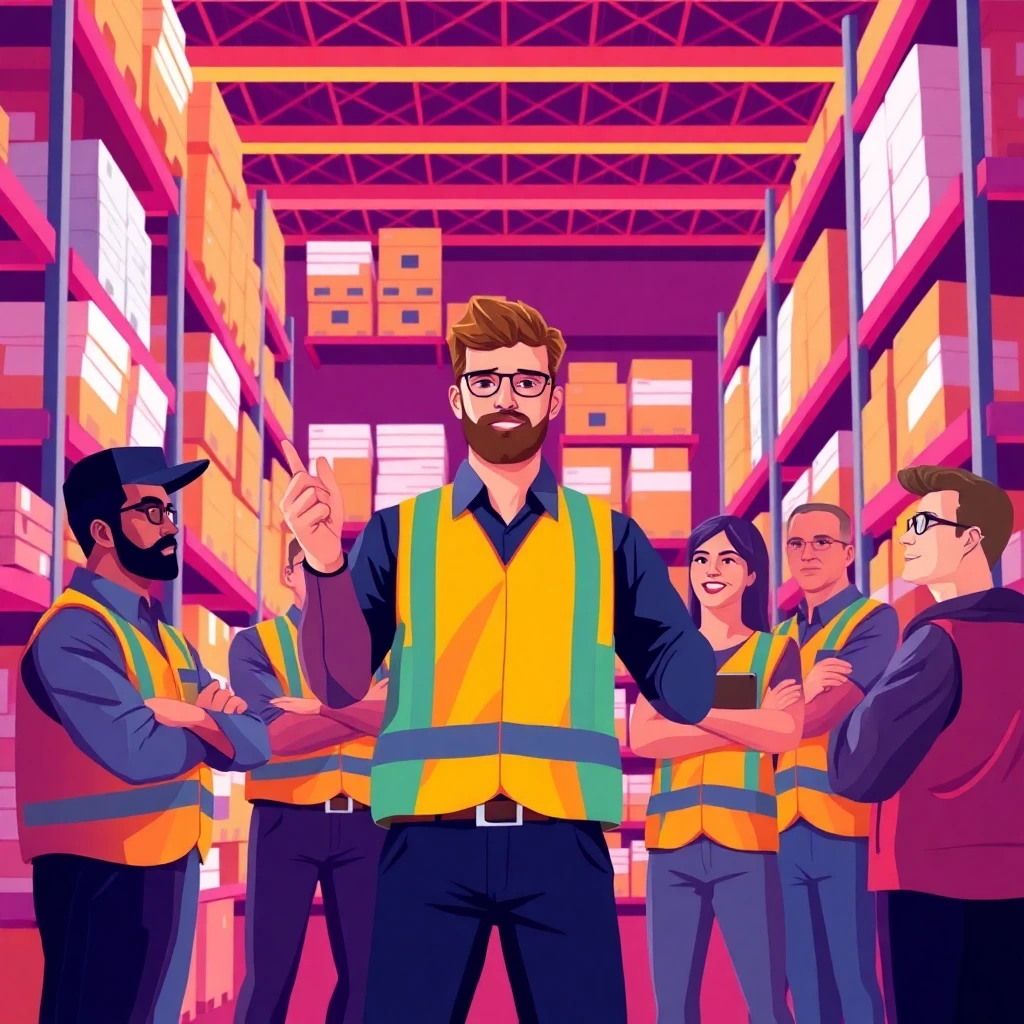 Warehouse management in action