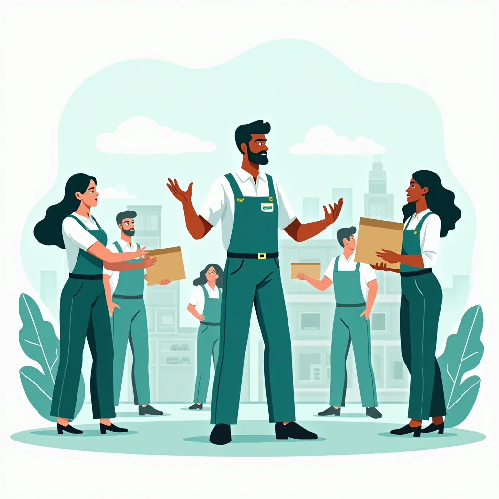 Warehouse team leadership