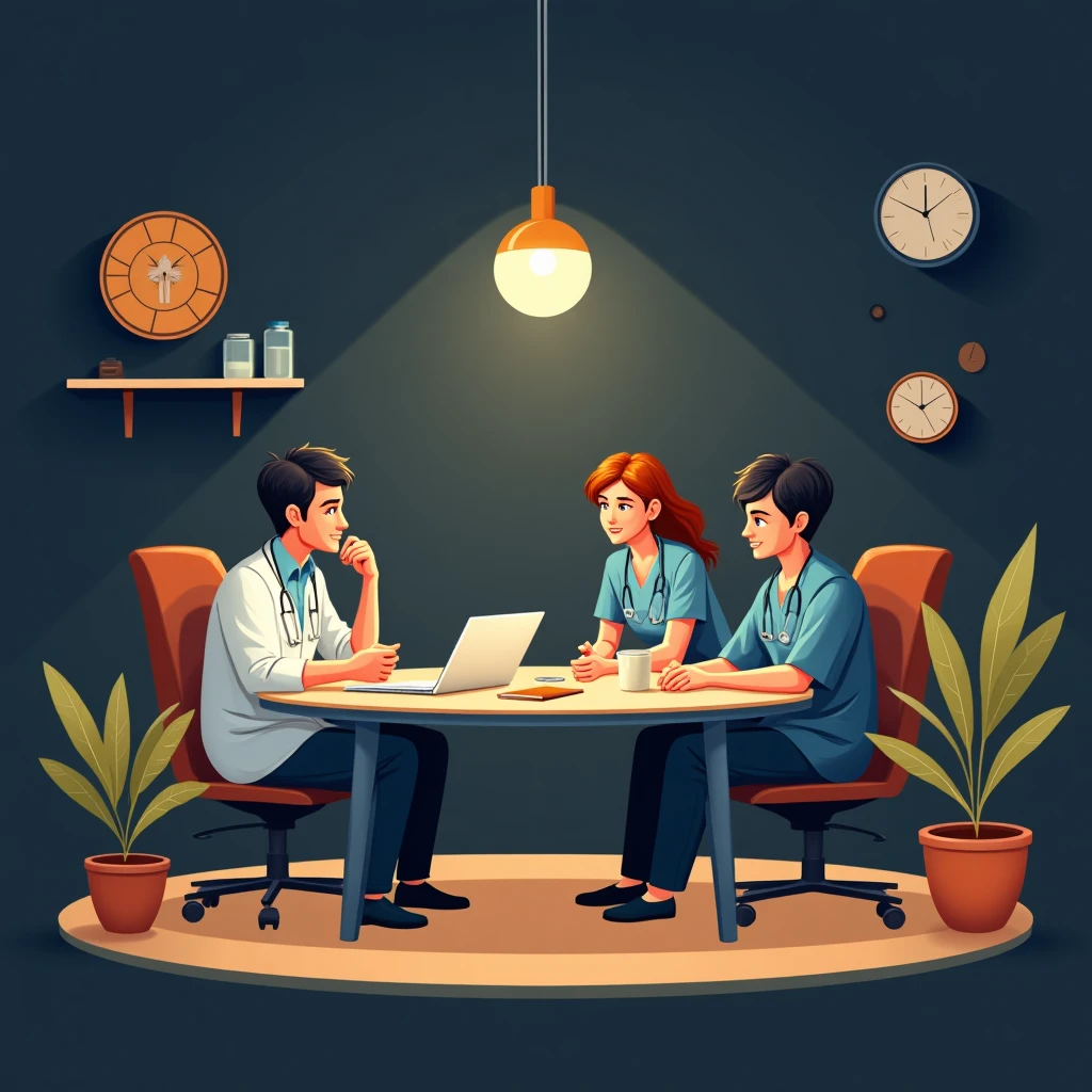 Healthcare leader at a meeting