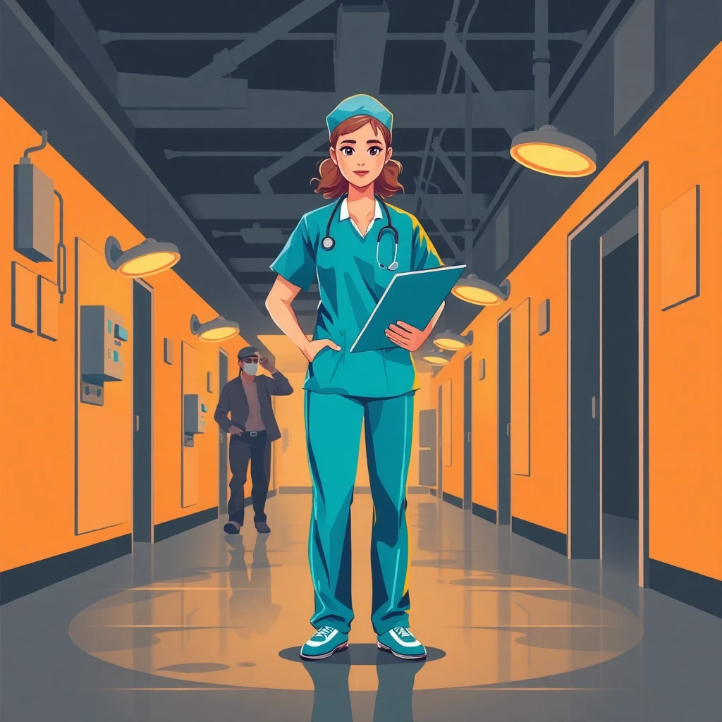 Nurse in a hospital setting
