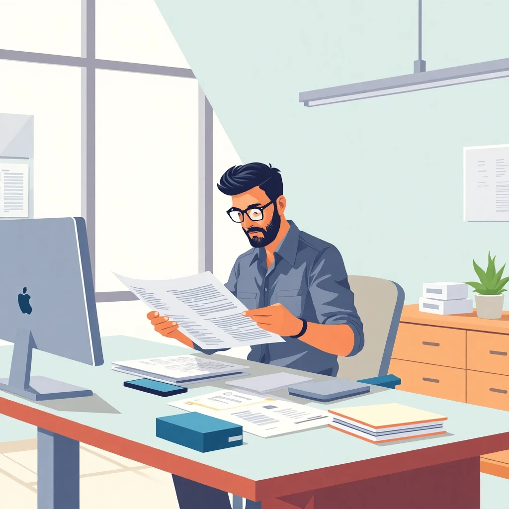 Mid-level office job