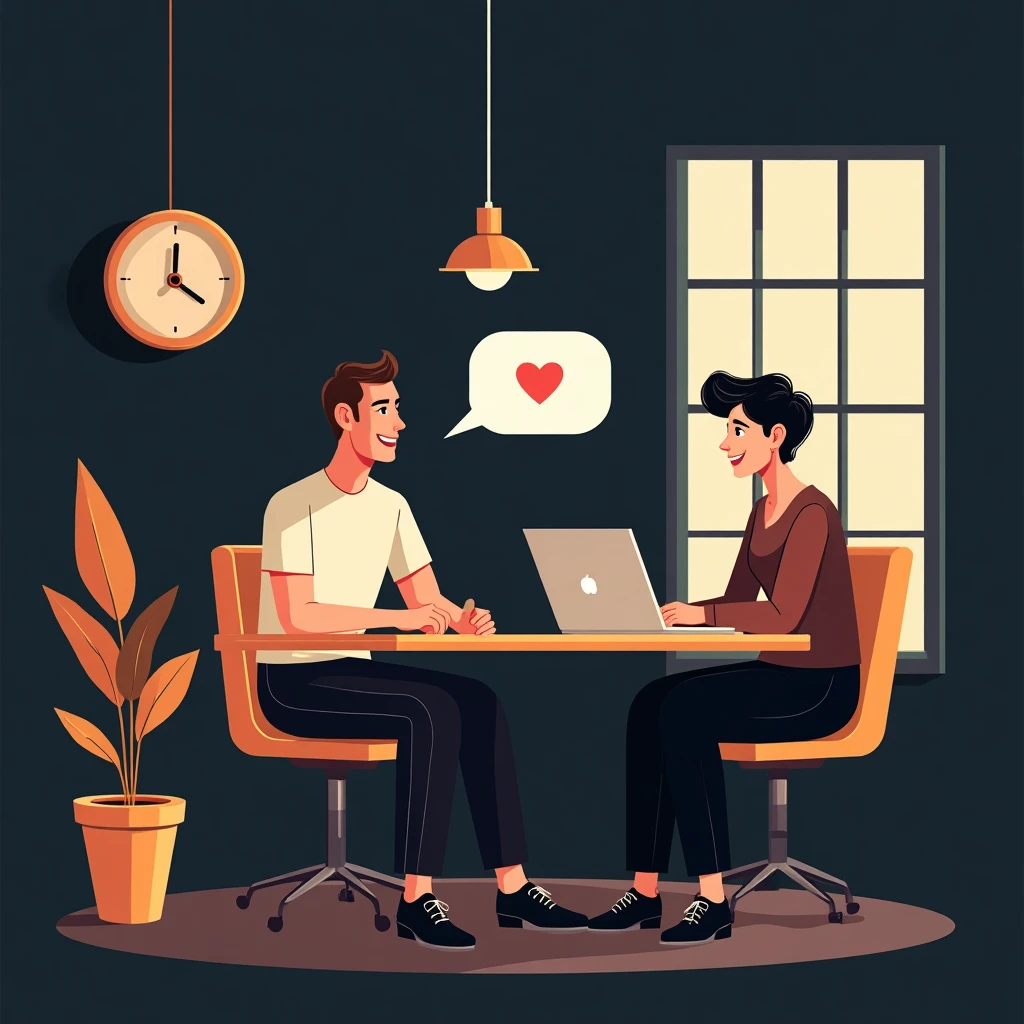 Discussing career perks