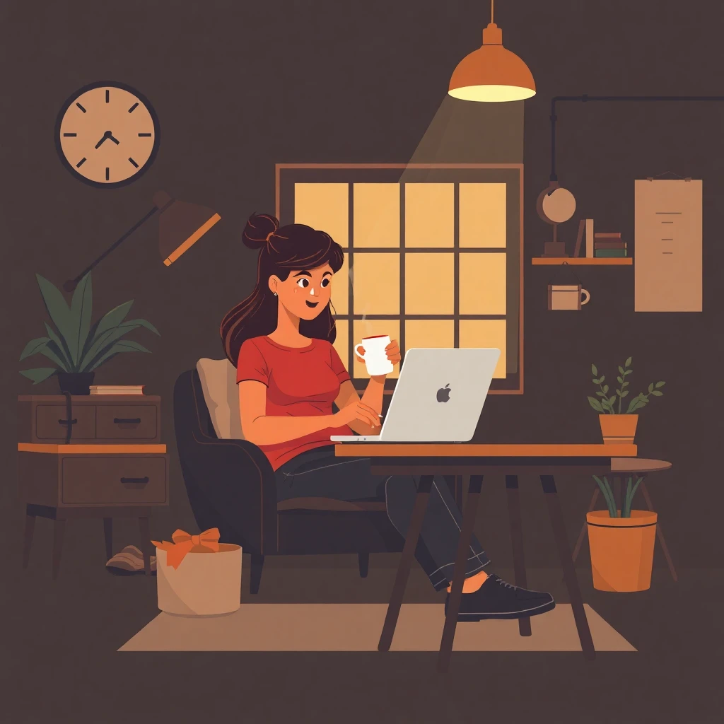 Trabalho remoto em casa