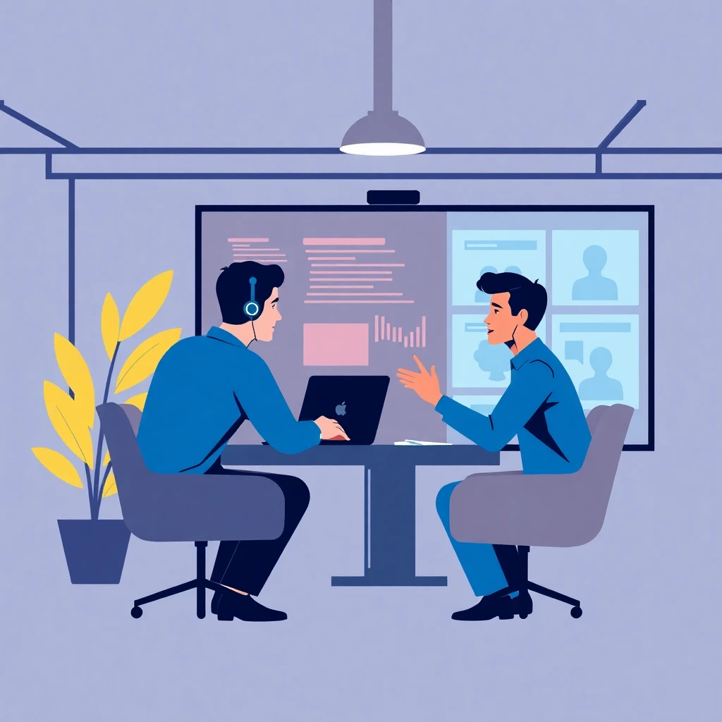 Discussão de projeto em ambiente virtual