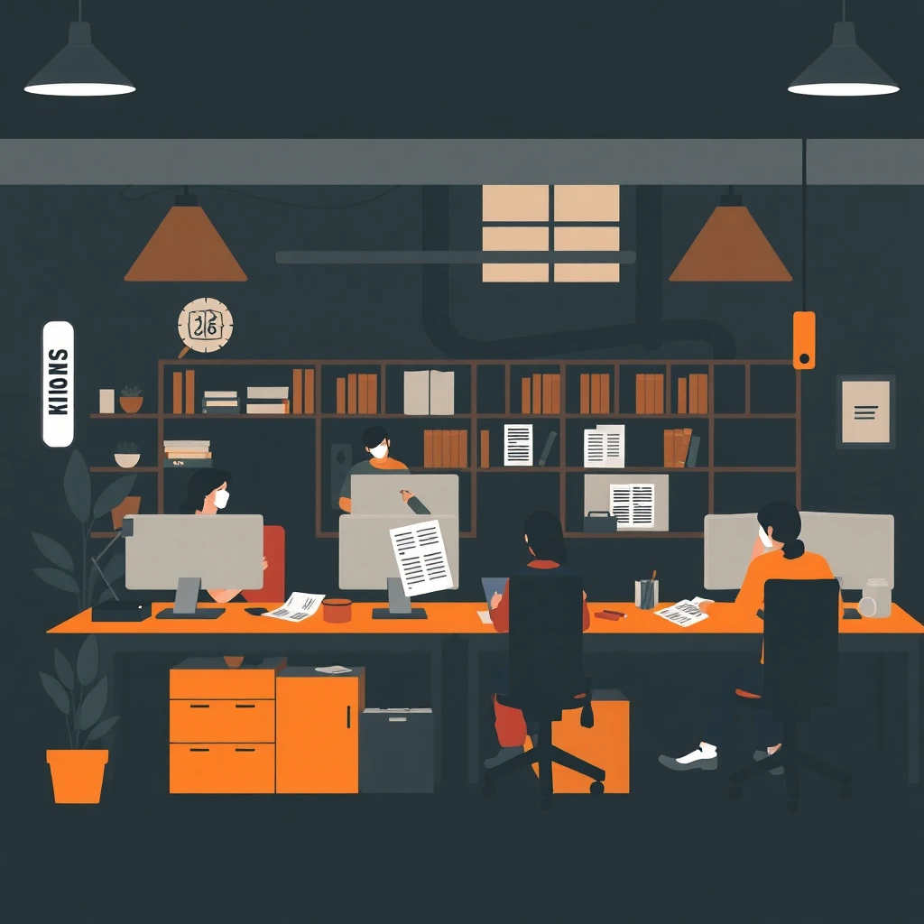 Office environment for admin roles