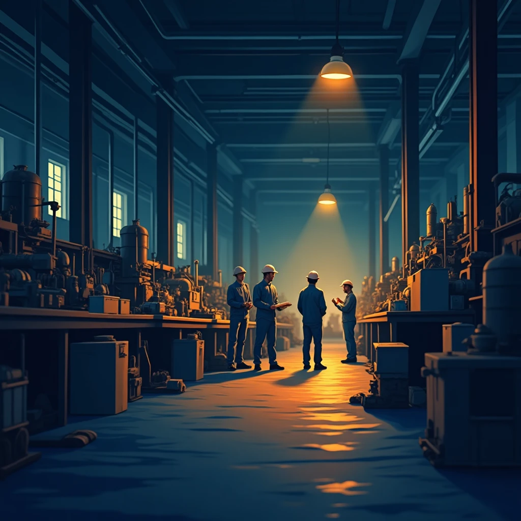 Night shift production work