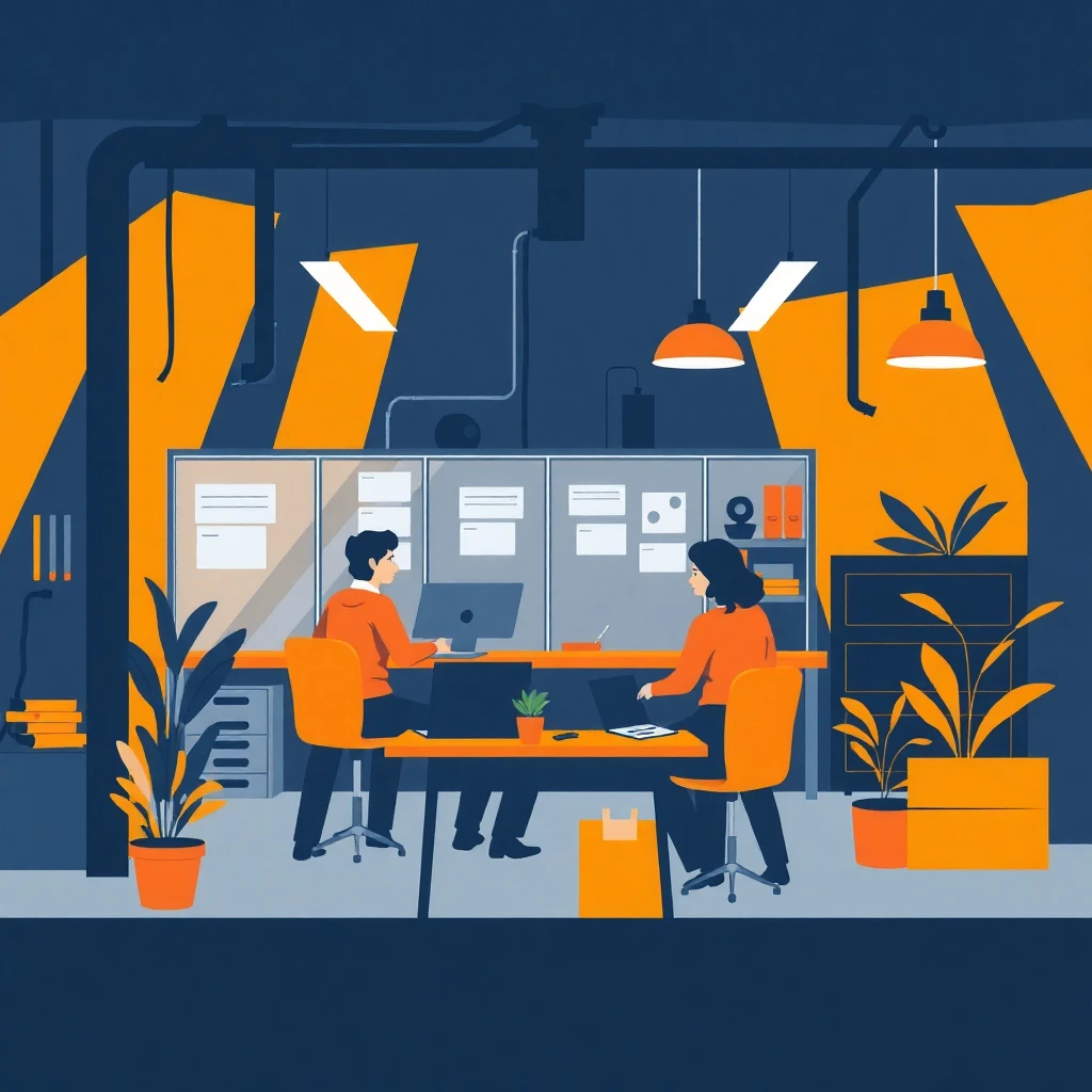 Dynamic on-site team meeting