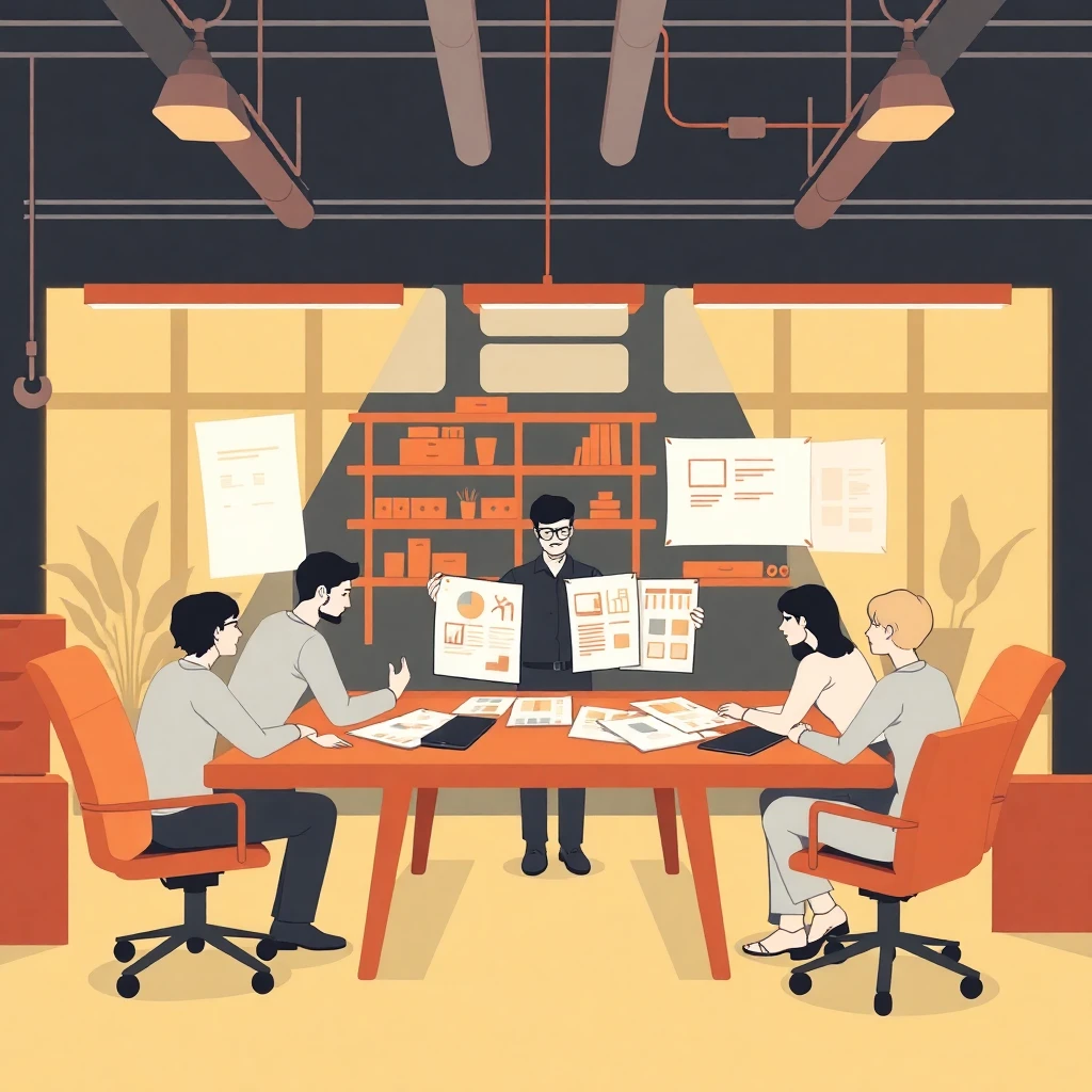 Team discussion in project management