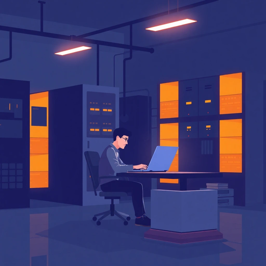 Technologie-Job im Fokus