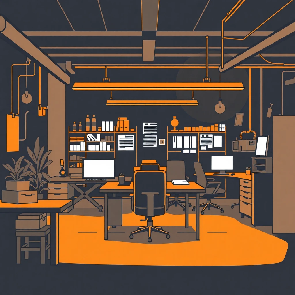 Strukturierter Arbeitsplatz