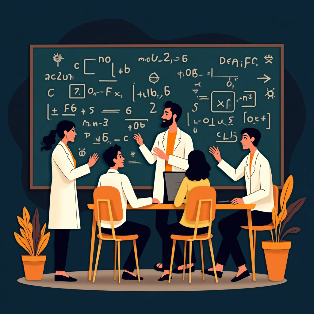 Equipo de ciencia de datos trabajando juntos
