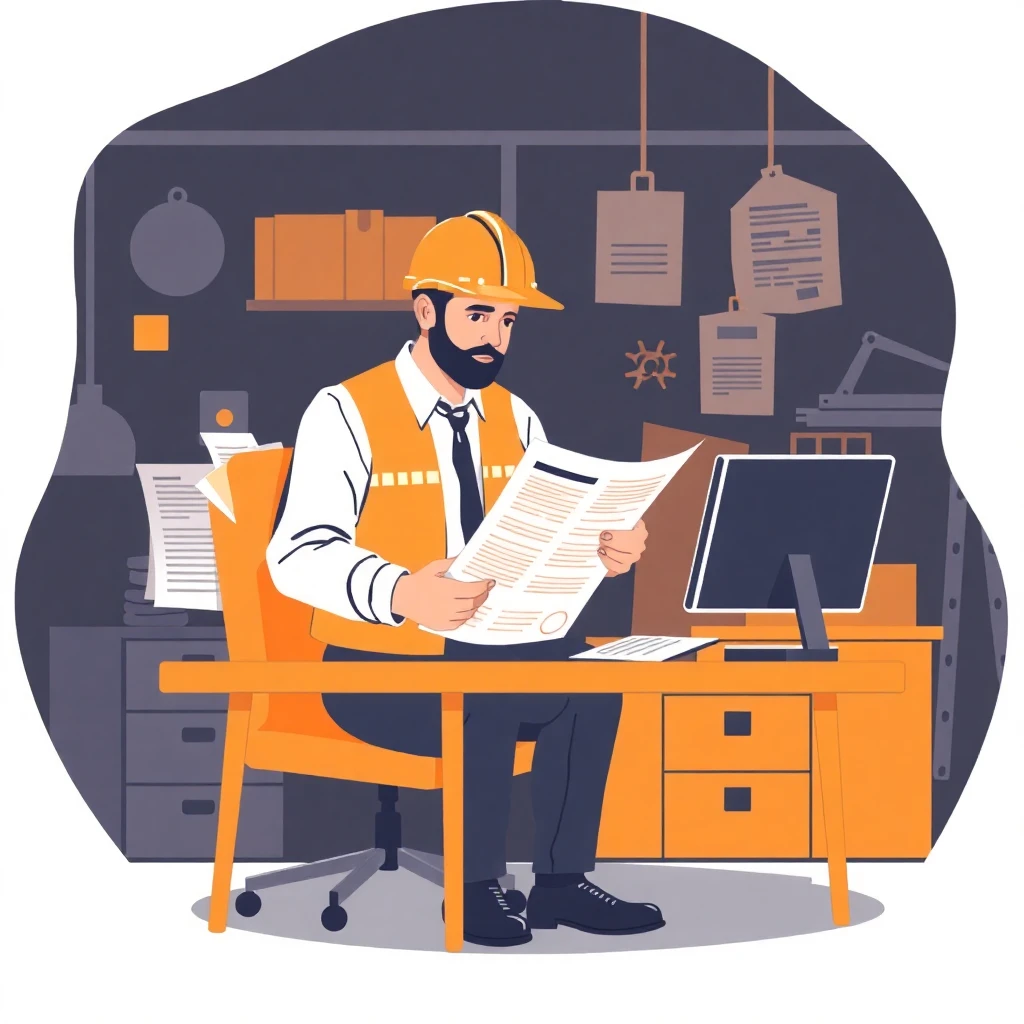 Coordinador revisando presupuesto