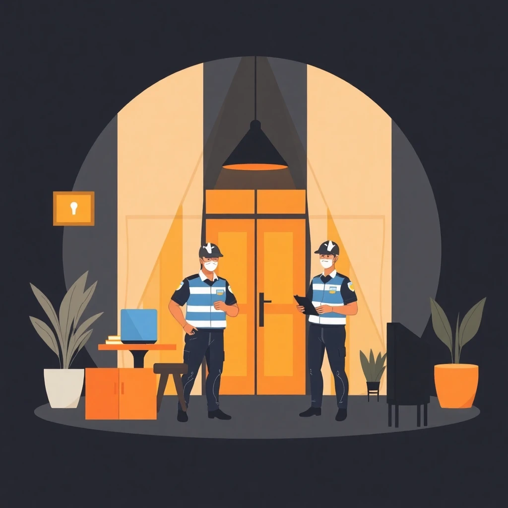 Equipo de seguridad en acción