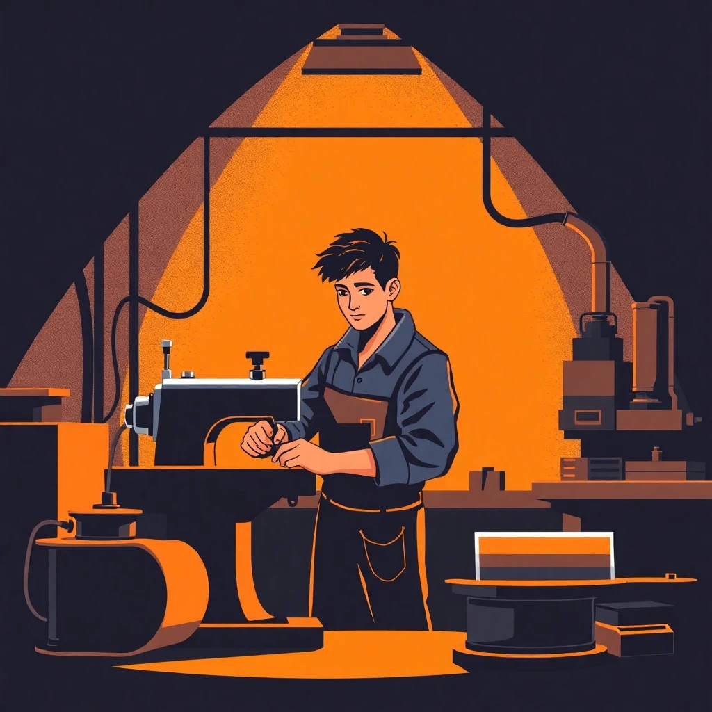 Técnico de mantenimiento en entrenamiento