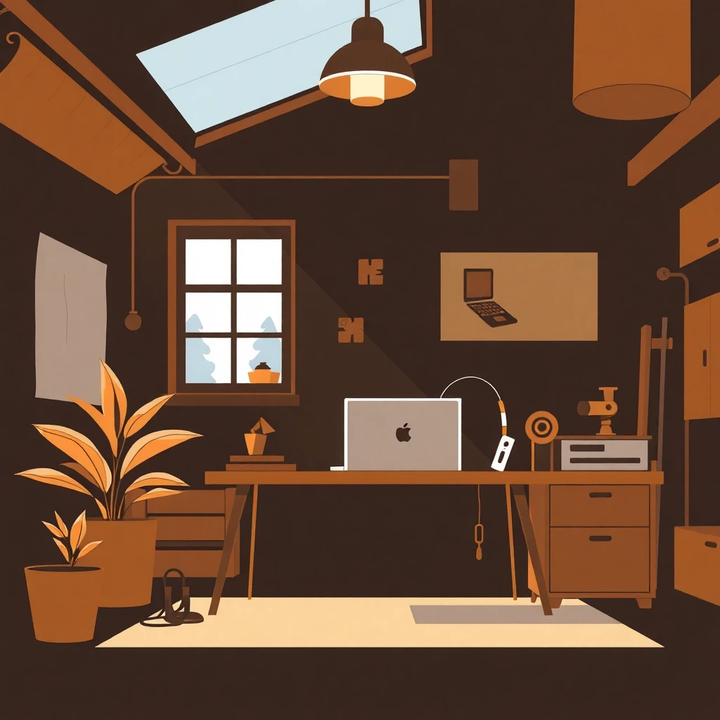 Home office for remote work