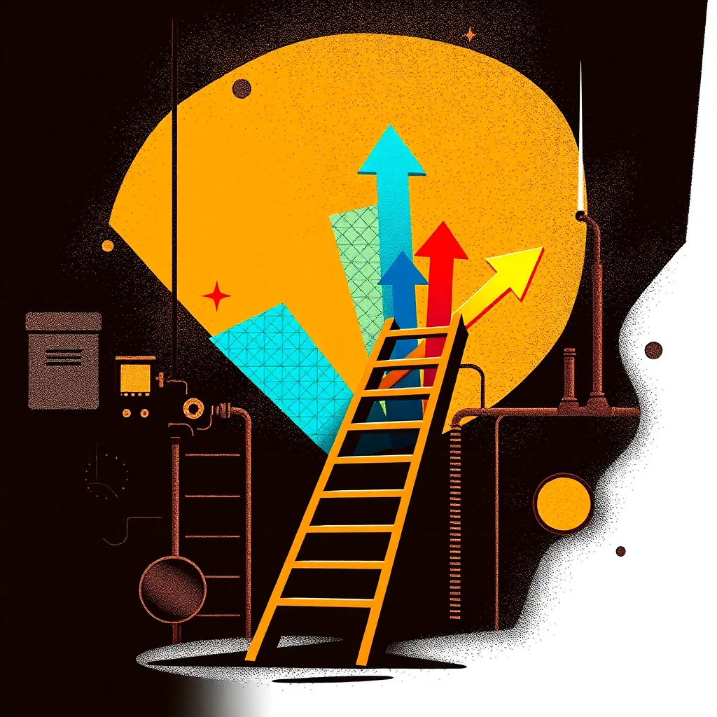 Career growth illustration
