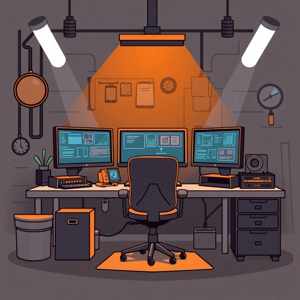 High-tech customer service environment