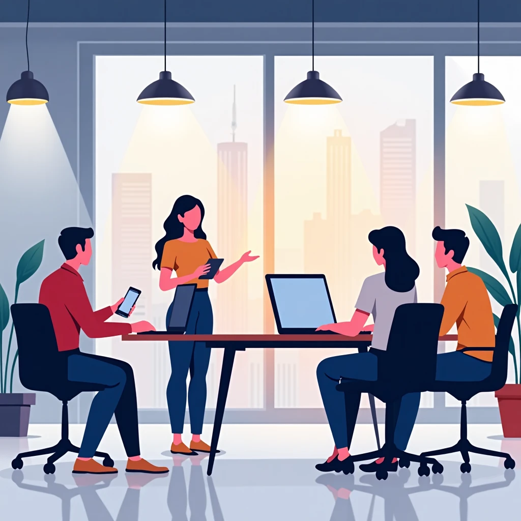 Entorno de oficina moderno