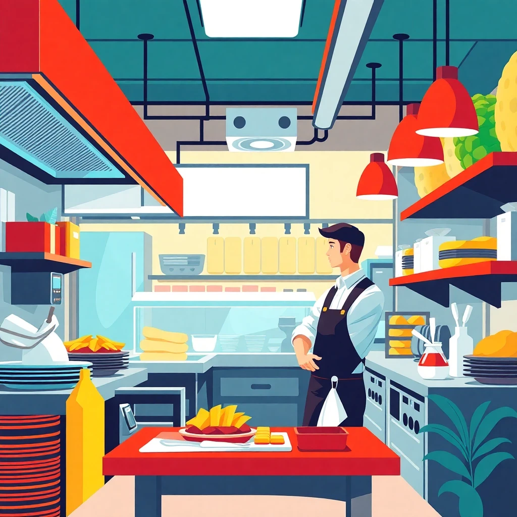 Restaurant management in action