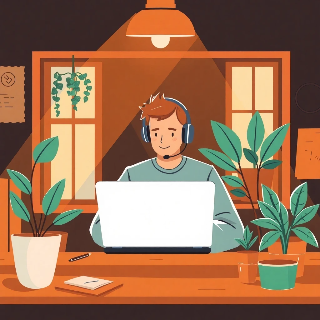 Remote work setting