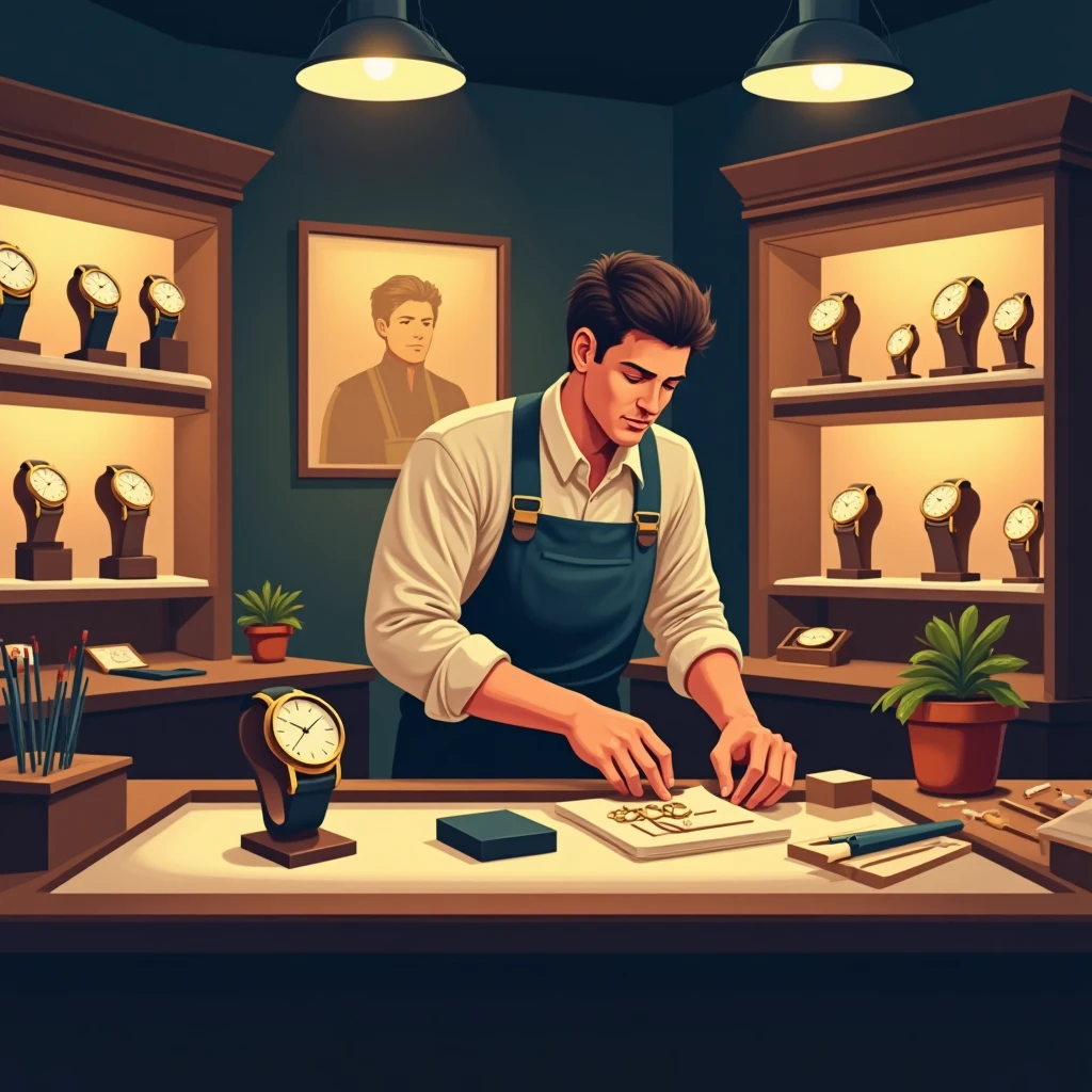 Organizing luxury watches